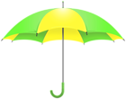 Green Yellow Umbrella PNG Transparent Clipart