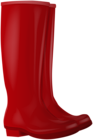 Red Rubber Boots PNG Clip Art Image