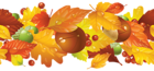 Transparent Fall Border PNG Clipart Picture