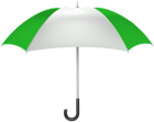 White Green Umbrella PNG Clipart