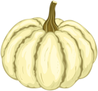 White Pumpkin PNG Clipart Image