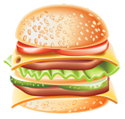 Big Hamburger PNG Clipart