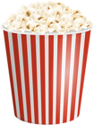Box with Popcorn PNG Clip Art Image