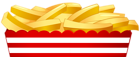 French Fries Fast Food PNG Transparent Clip Art Image