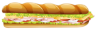 Long Sandwich PNG Vector Clipart Image