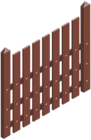Brown Fence PNG Clip Art