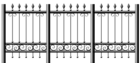 Transparent Iron Fence PNG Clipart