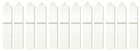 Transparent White Fence PNG Clipart