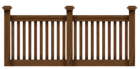 Transparent Wooden Fence Clipart Picture