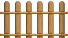 Transparent Wooden Fence PNG Clipart