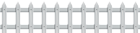 White Fence PNG Clip Art Image