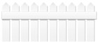 White Fence PNG Clipart