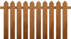 Wooden Fence Transparent Clip Art PNG Image