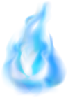 Blue Flame PNG Clip Art Image