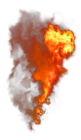 Dreadful Fiery Flames PNG Clipart Picture