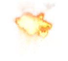 Fiery Explosion PNG Picture Clipart