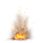 Firefox with Sparks PNG Clipart Picture