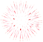 Firework Red White Transparent Clip Art Image