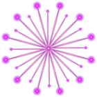 Firework Transparent Purple Clip Art Image