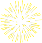 Firework Yellow PNG Clip Art Image