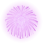 Fireworks Decor Purple PNG Transparent Clipart