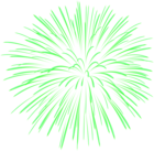 Green Firework Transparent PNG Image