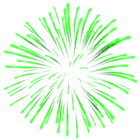 Green Fireworks PNG Clipart