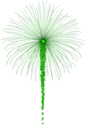 Green Fireworks for Dark Images PNG Clip Art