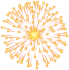 Orange Fireworks Transparent PNG Image