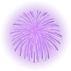 Purple Firework PNG Transparent Clipart