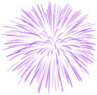 Purple Firework Transparent PNG Image