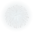 White Firework PNG Transparent Clipart