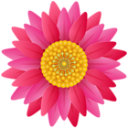 Beautiful Pink Flower PNG Transparent Clip Art