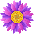 Beautiful Purple Flower PNG Transparent Clip Art