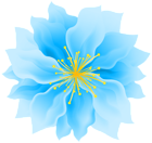 Blue Cute Flower PNG Transparent Clipart