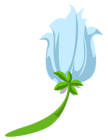 Blue Exotic Flower PNG Image