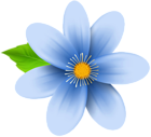 Blue Flower Clip Art Image