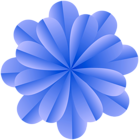 Blue Flower Decorative Clipart