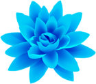 Blue Flower PNG Deco Image