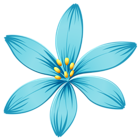 Blue Flower PNG Image