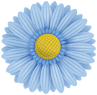 Blue Flower PNG Transparent Clipart
