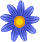 Blue Flower Transparent Clipart