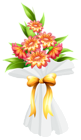 Bouquet with Flowers PNG Image