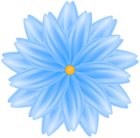 Decorative Flower Blue PNG Clipart