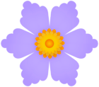 Decorative Flower Violet PNG Transparent Clipart