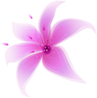 Decorative Pink Flower PNG Clip Art Image
