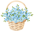 Flower Basket Transparent PNG Clip Art Image