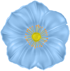 Flower Blue Deco PNG Clipart