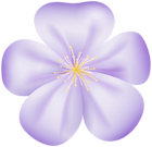 Flower Deco Violet PNG Transparent Clipart