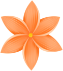 Flower Decor Orange PNG Clipart